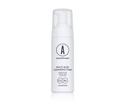 Angiopharm Мультикислотная очищающая пенка, 160мл