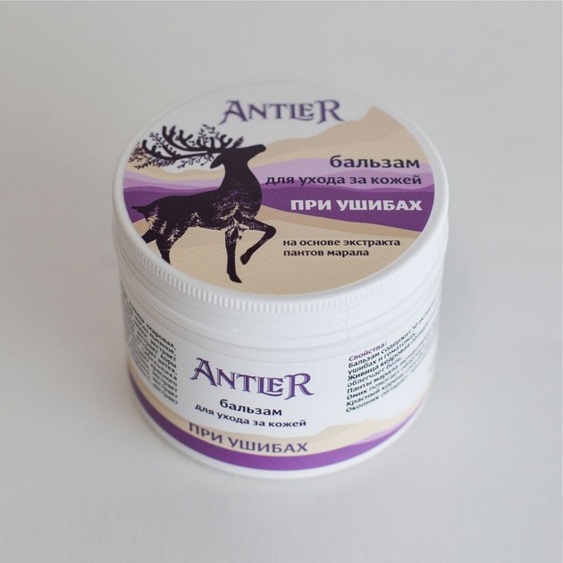 ANTLER Бальзам для ухода за кожей при ушибах 100 г