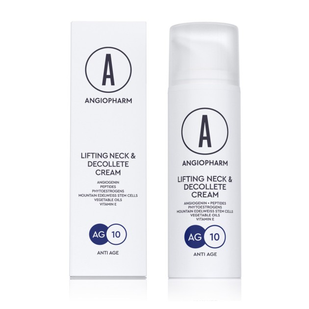 Angiopharm Лифтинг крем для шеи и зоны декольте, 50мл