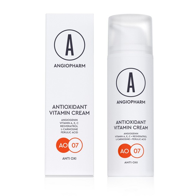Angiopharm Антиоксидантный крем с витаминами A, E, C, 50 мл