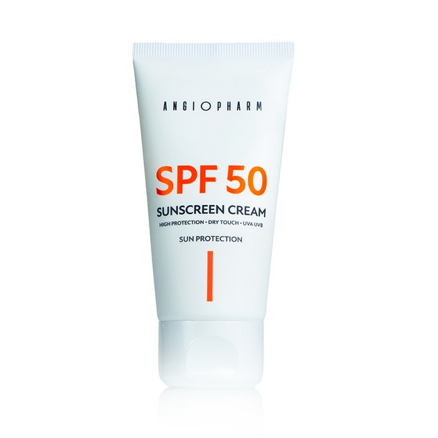 Angiopharm Солнцезащитный крем SPF50, 50мл