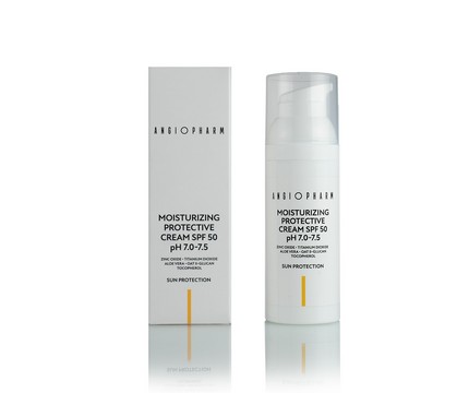 Angiopharm Moisturizing protective cream SPF 50 pH 7.0-7.5