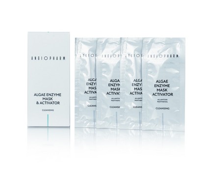 Angiopharm Набор саше энзимно-водорослевая маска с активатором на 2 процедуры