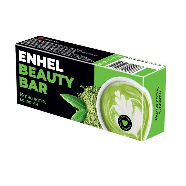 Enhel Collagen beauty bar match, collagen, latte