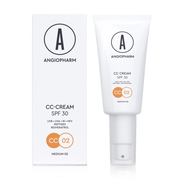 Angiopharm CC-Крем SPF 30, 02 Medium, 30 мл