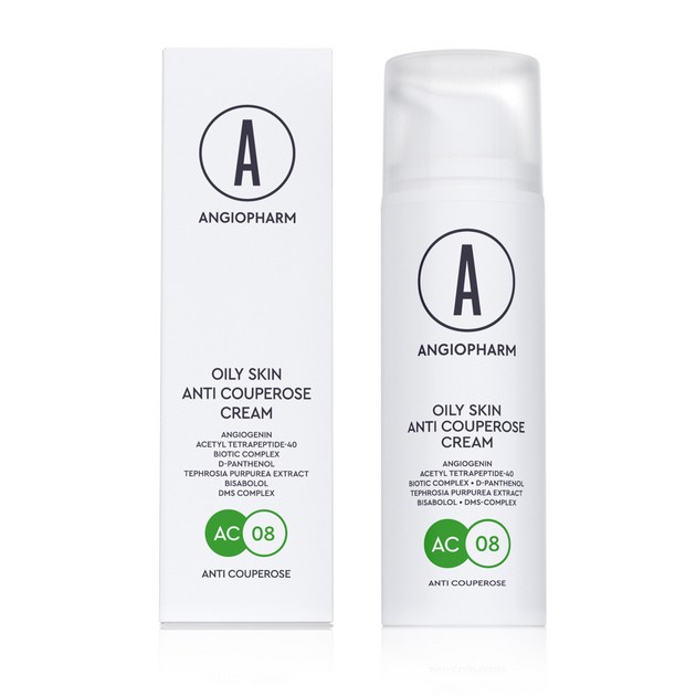 Angiopharm Антикуперозный крем для себопрофицитной кожи, 50мл