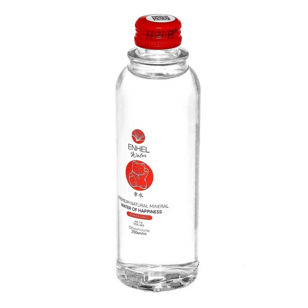 Enhel Water Premium natural mineral Water of Happiness sparkling, 1шт